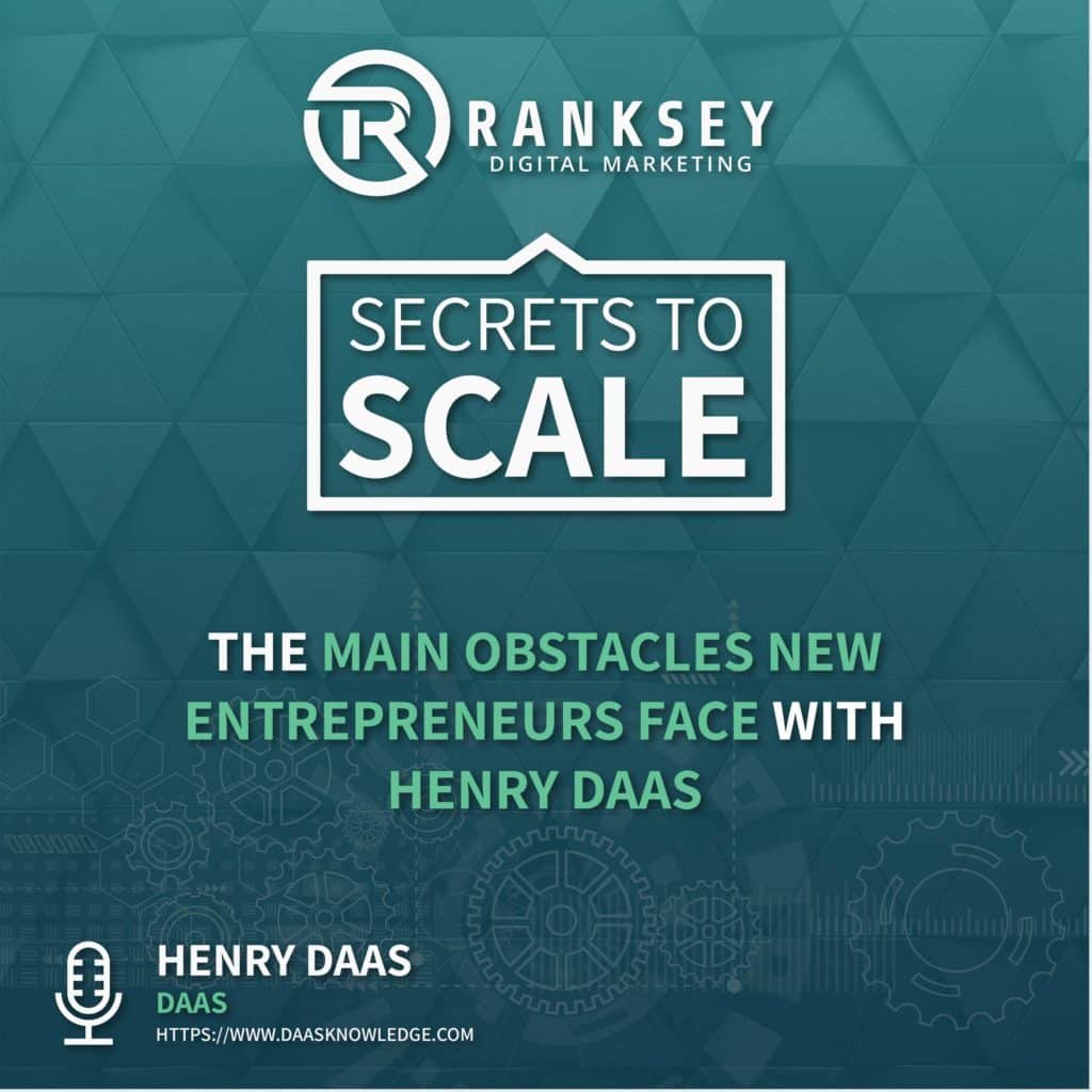 058 - The Main Obstacles New Entrepreneurs Face with Henry Daas