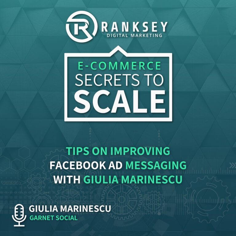 110 - Tips On Improving Facebook Ad Messaging With Giulia Marinescu