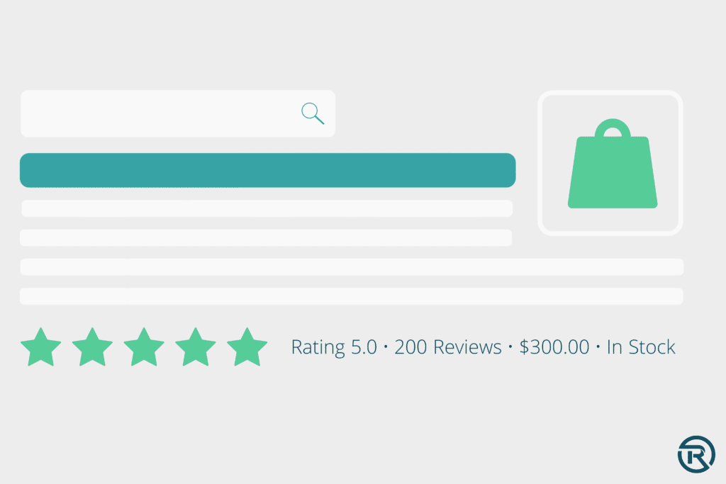 e-commerce review snippet